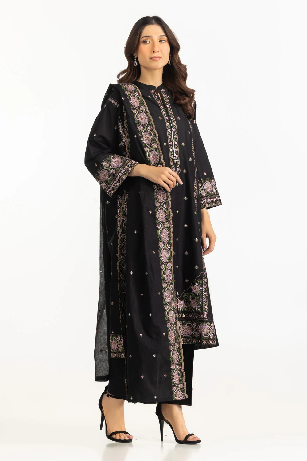 3PC Lawn Embroidered Suit - Image 6