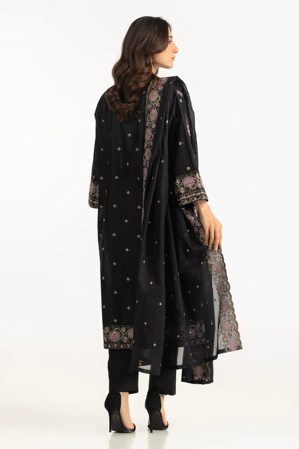 3PC Lawn Embroidered Suit - Image 7