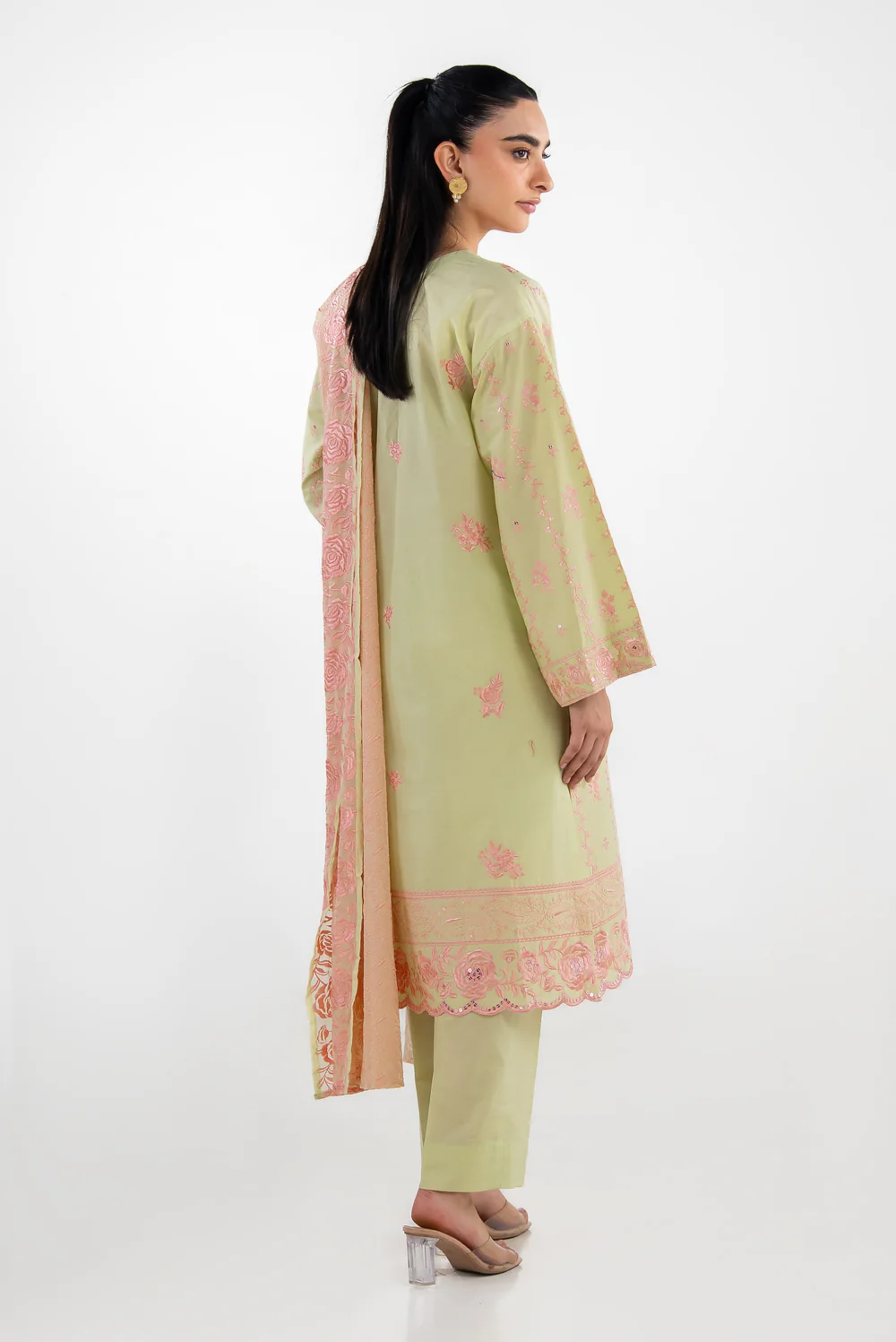 3PC Lawn Embroidered Suit - Image 3