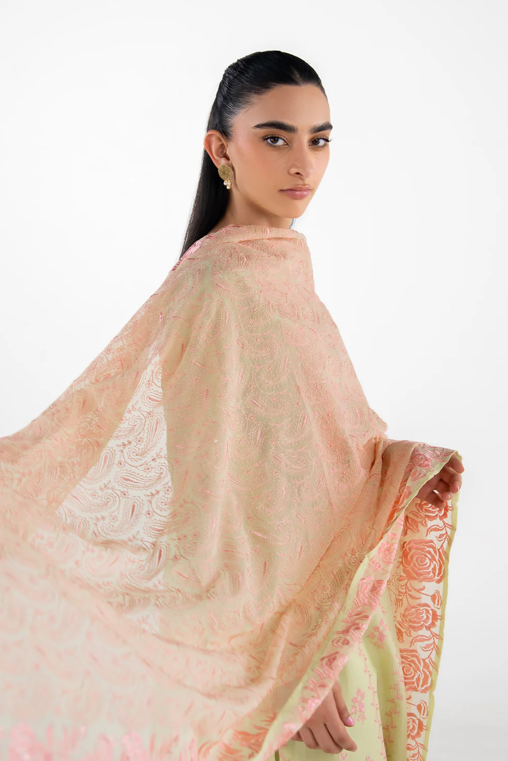 3PC Lawn Embroidered Suit - Image 7