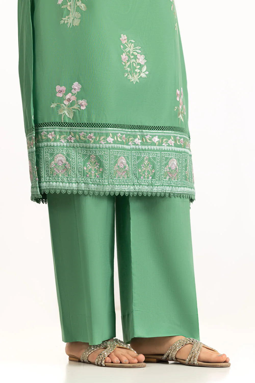 3PC Lawn Embroidered Suit - Image 6