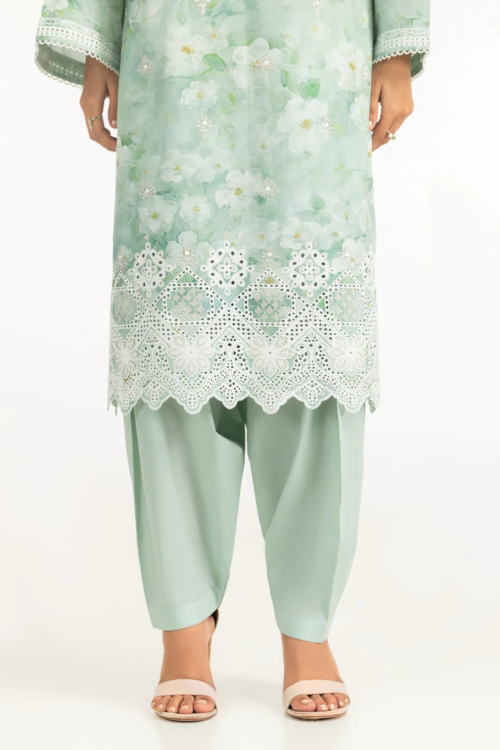 3PC Lawn Embroidered Suit - Image 6