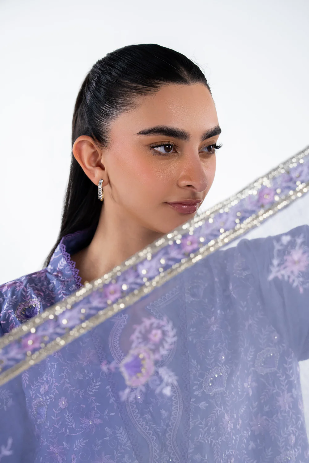 3PC Lawn Embroidered Suit - Image 4