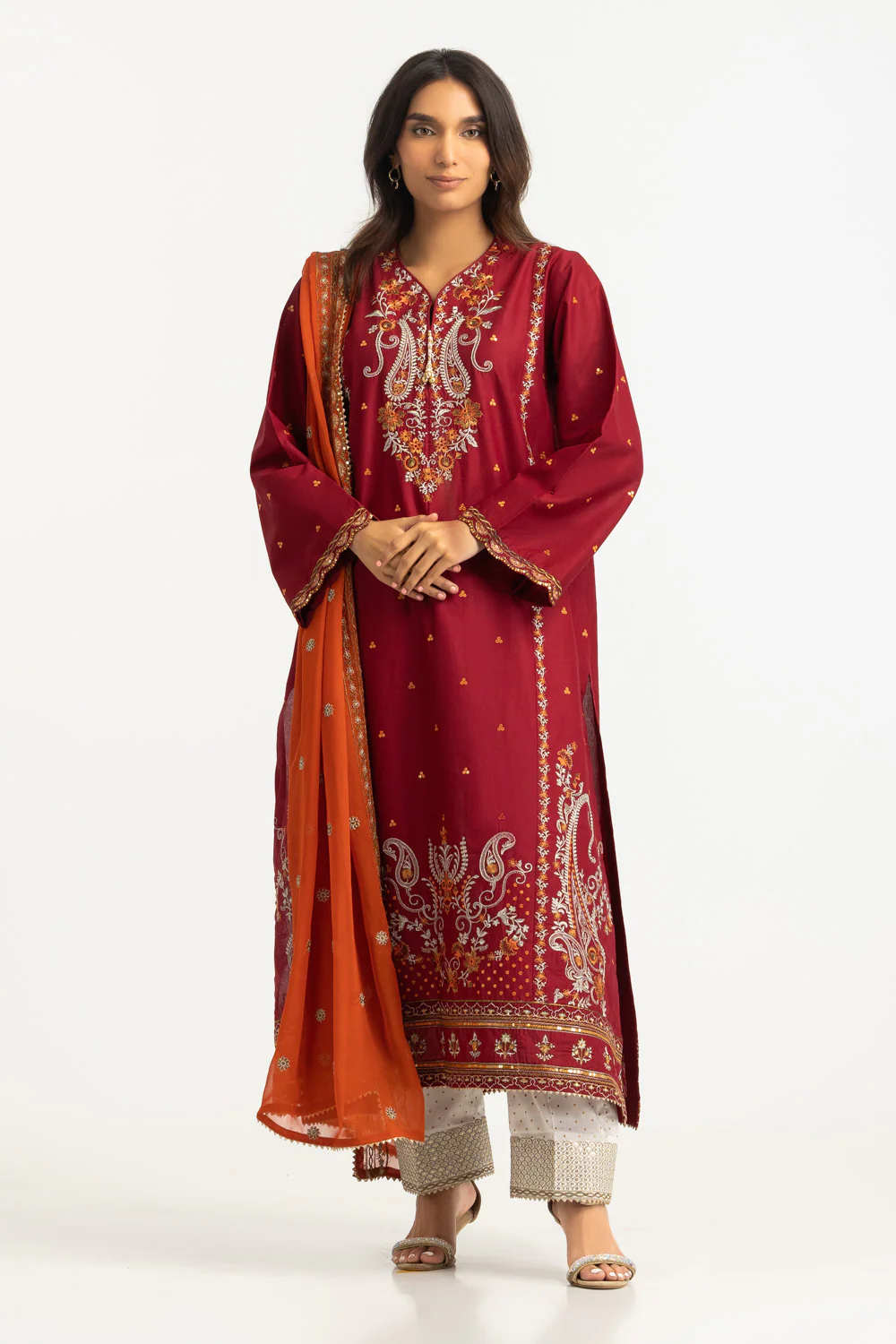 3PC Lawn Embroidered Suit
