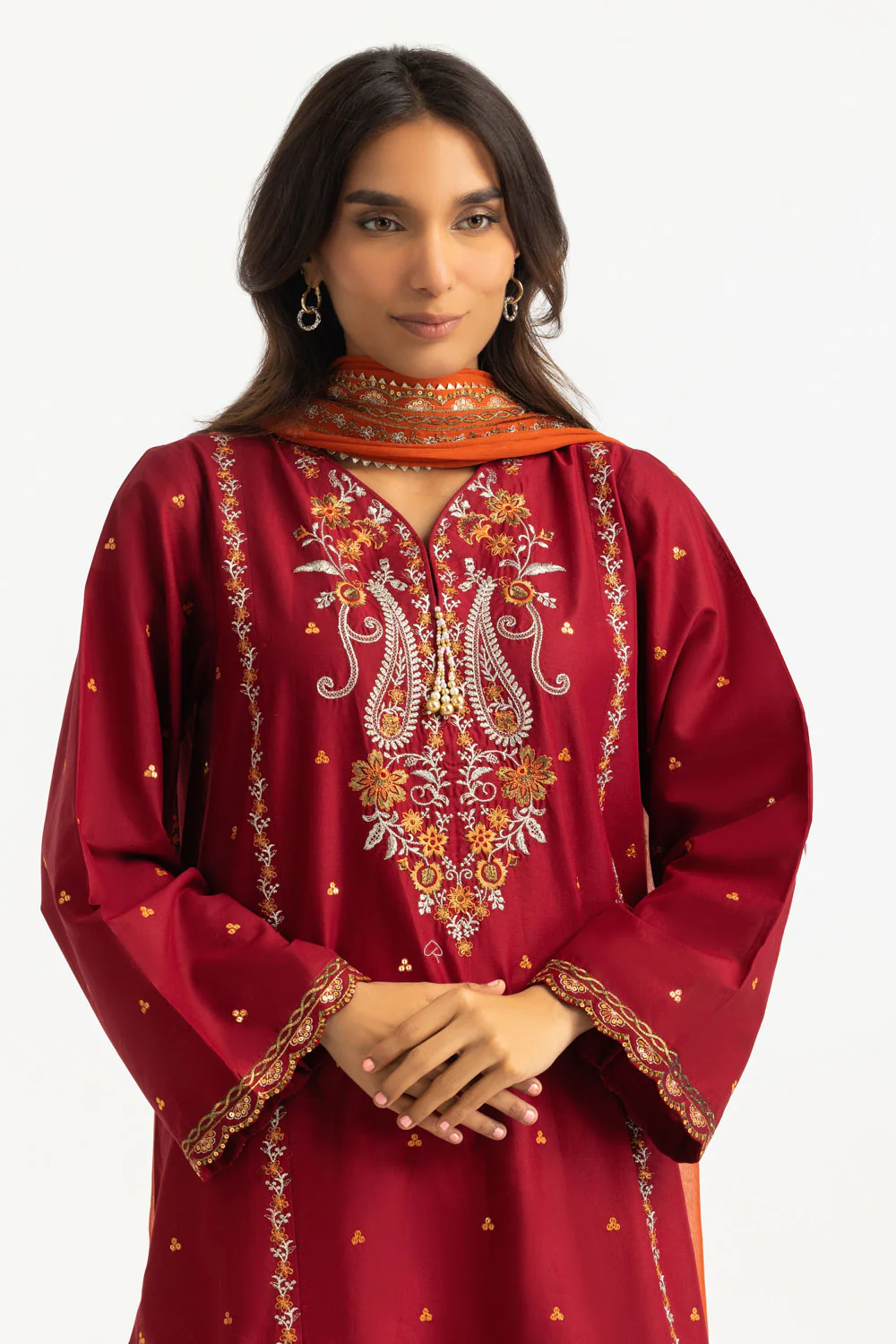 3PC Lawn Embroidered Suit - Image 2