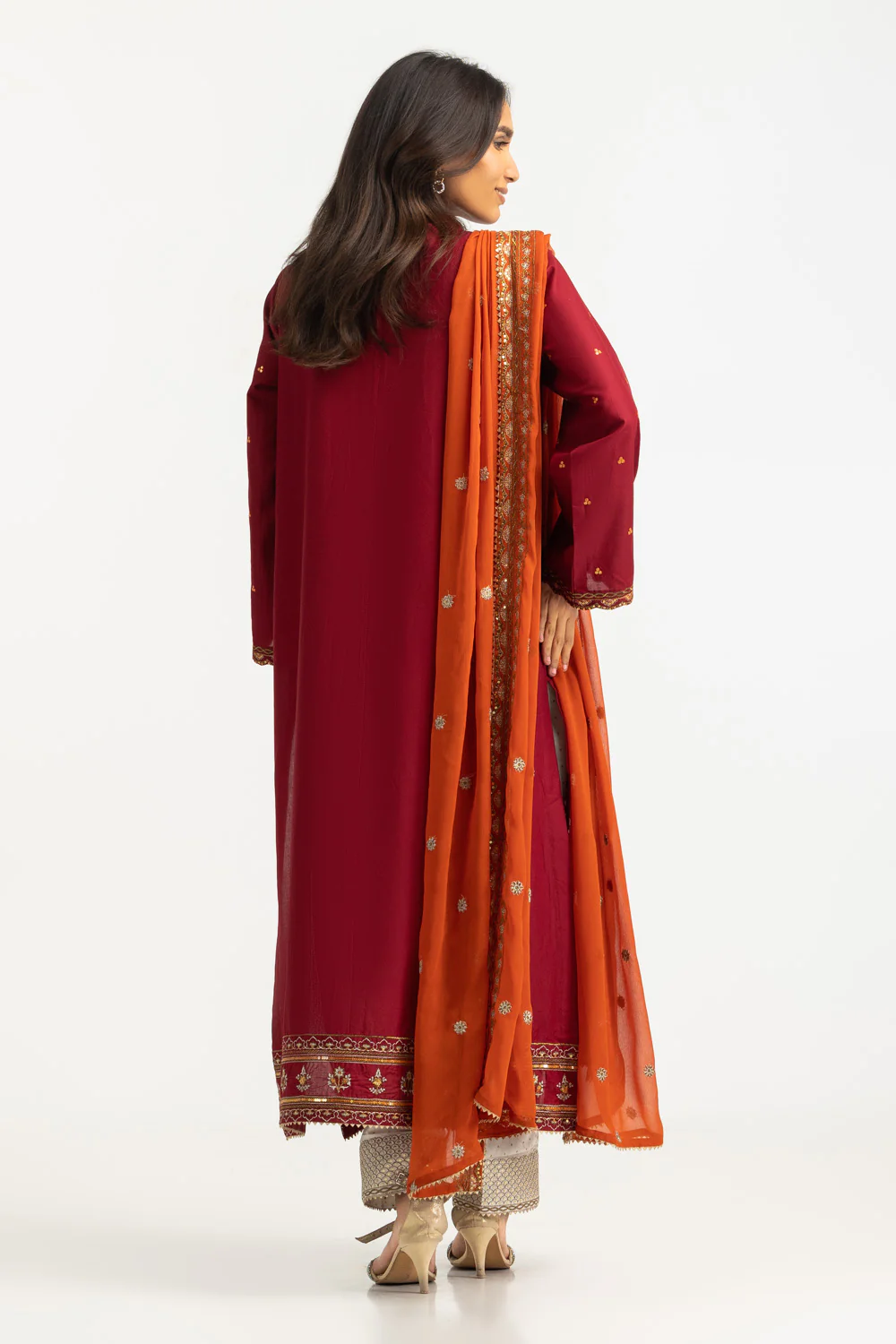 3PC Lawn Embroidered Suit - Image 6