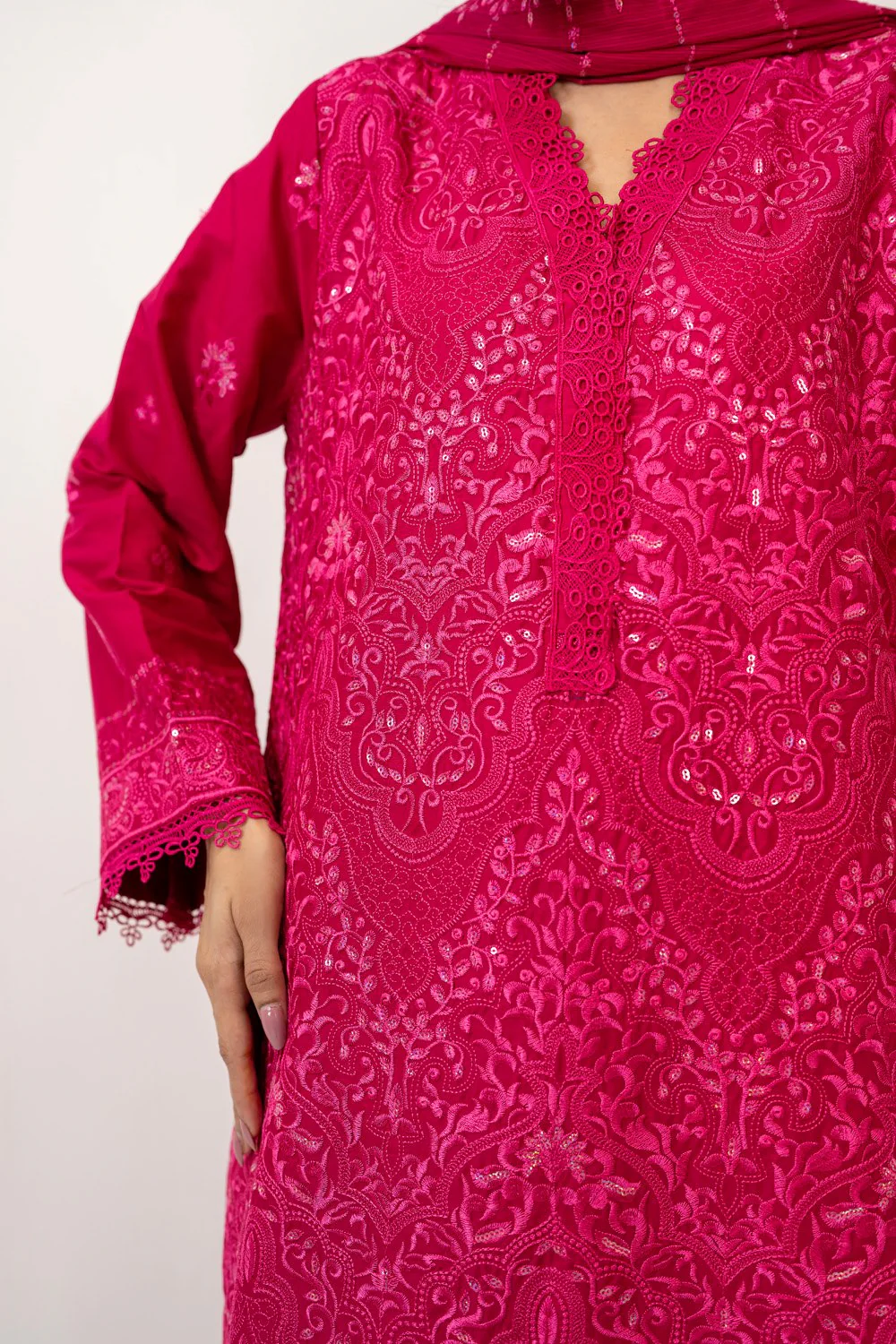 3PC Lawn Embroidered Suit - Image 2