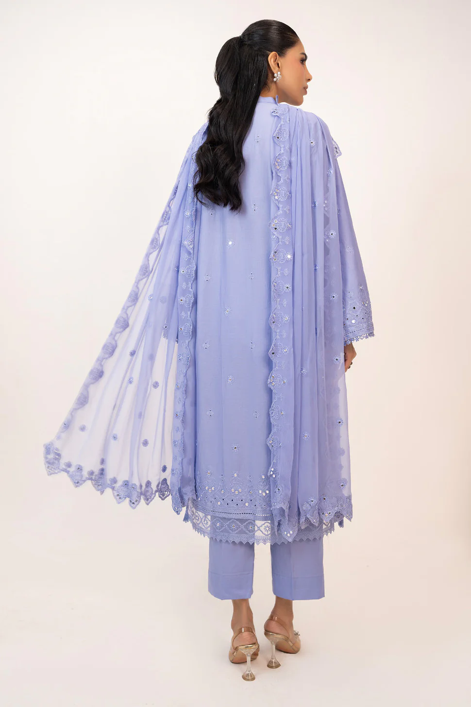 3PC Lawn Embroidered Suit - Image 5