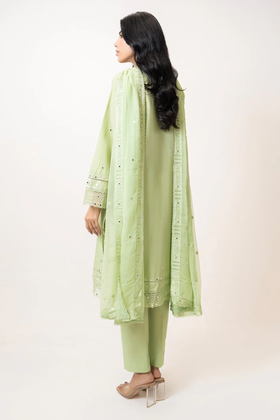 3PC Lawn Embroidered Suit - Image 7