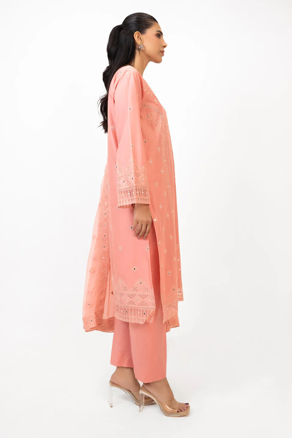 3PC Lawn Embroidered Suit - Image 4