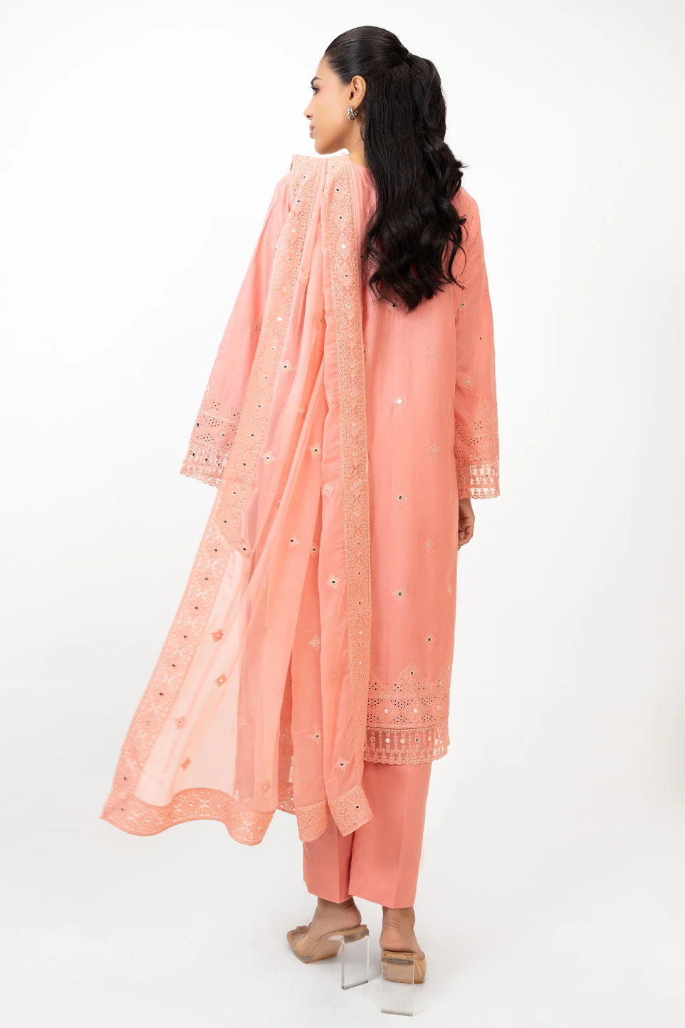 3PC Lawn Embroidered Suit - Image 6