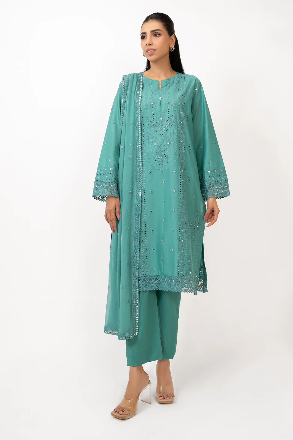 3PC Lawn Embroidered Suit