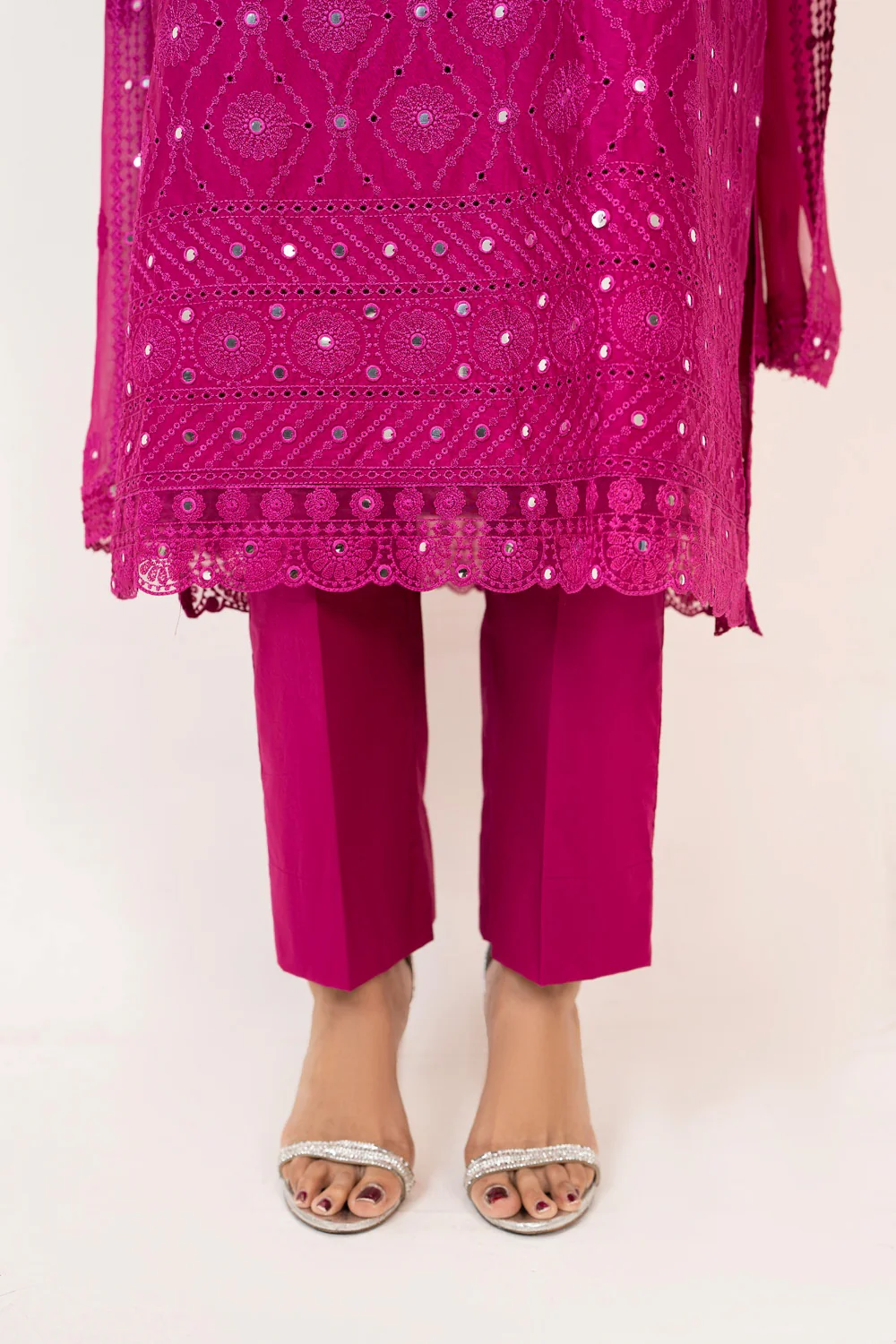3PC Lawn Embroidered Suit - Image 7