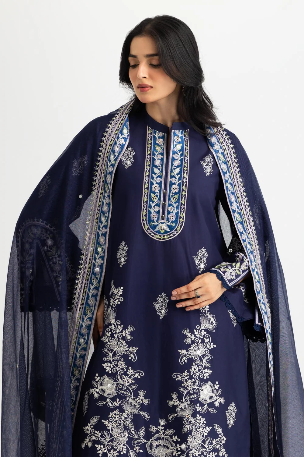 3PC Lawn Embroidered Suit - Image 5