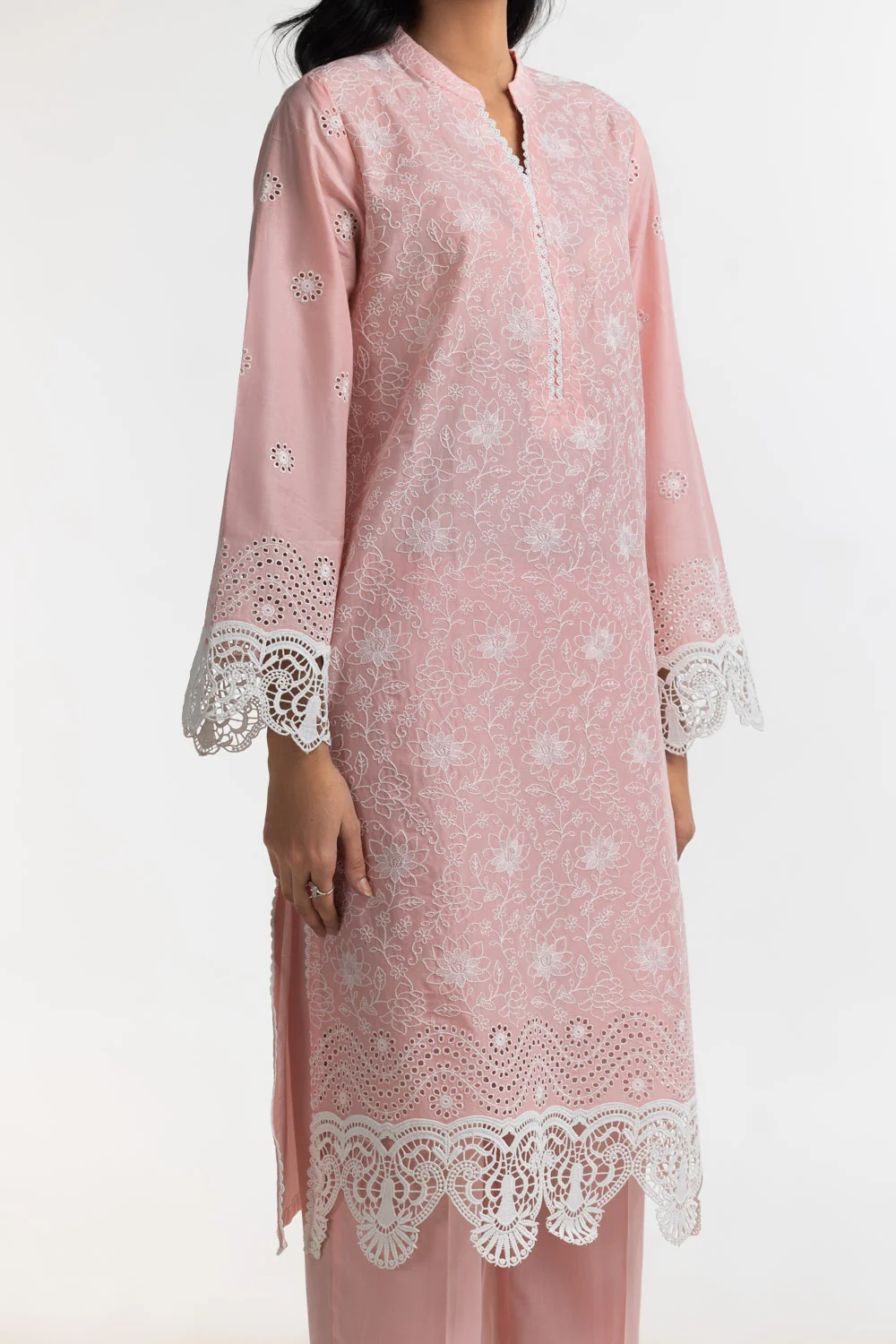 3PC Lawn Embroidered Suit - Image 4