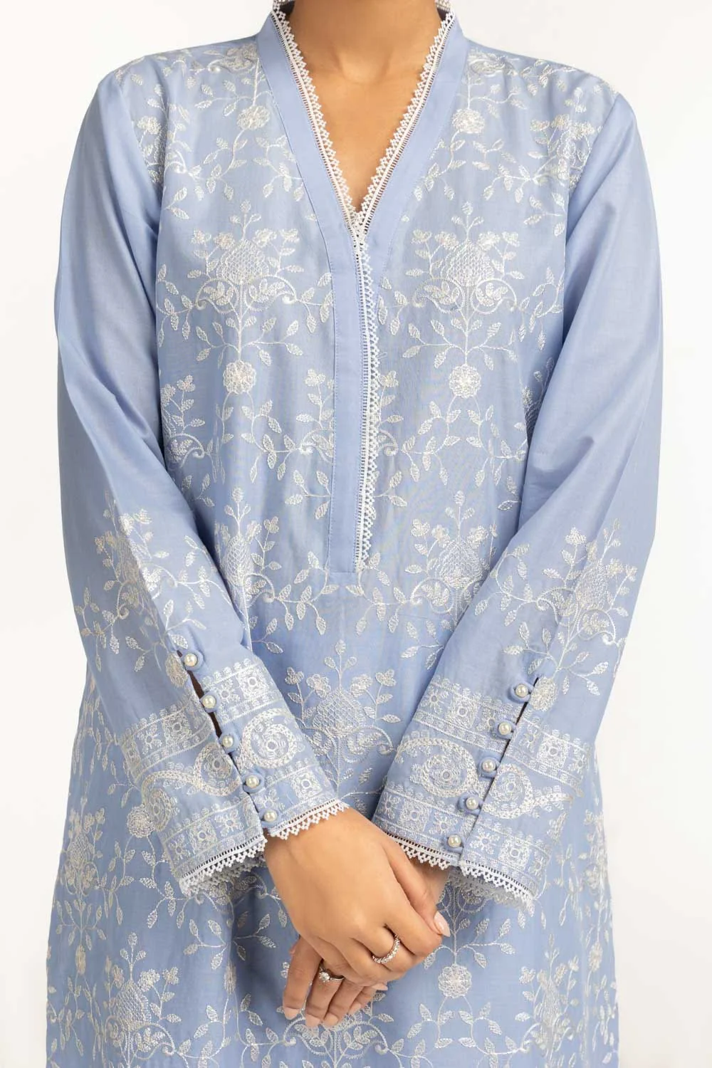 3PC Lawn Embroidered Suit - Image 2