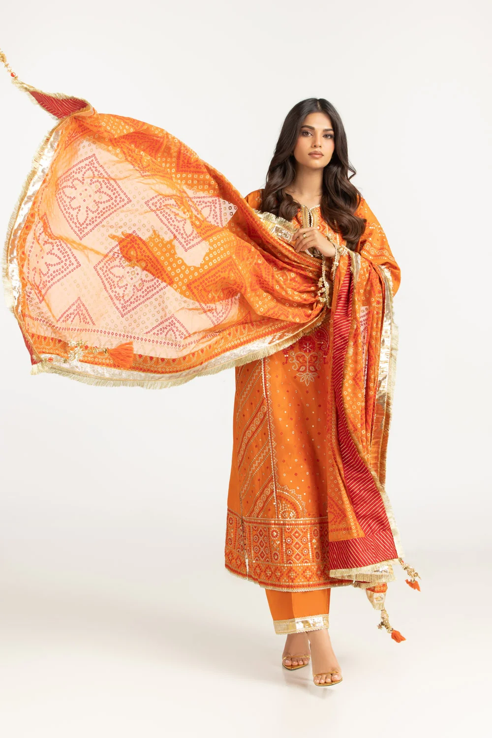 3PC Lawn Embroidered Suit - Image 4