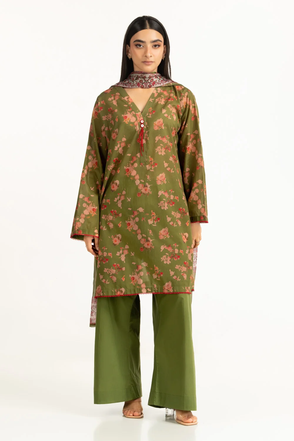 3PC Lawn Printed Suit - Image 3