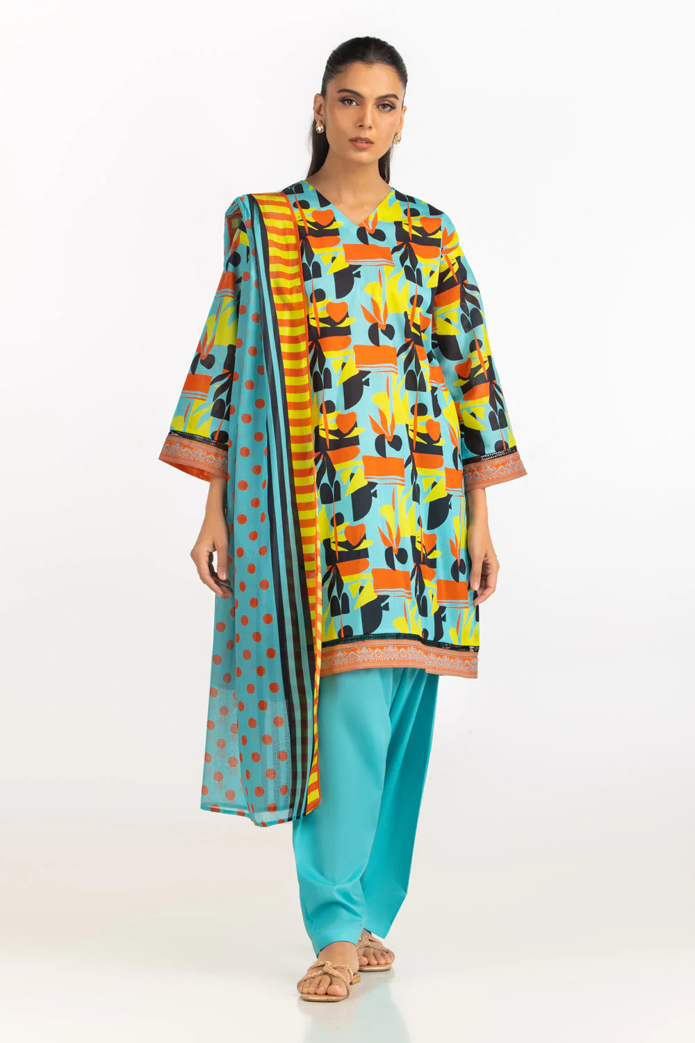 3PC Lawn Printed Suit