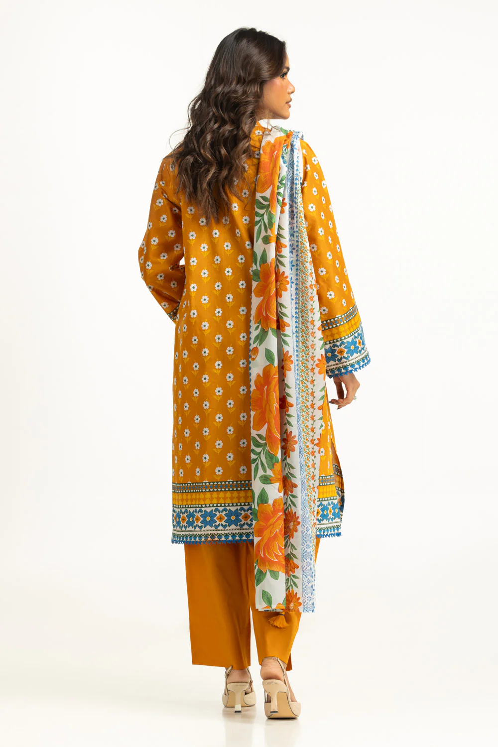 3PC Lawn Printed Suit - Image 6