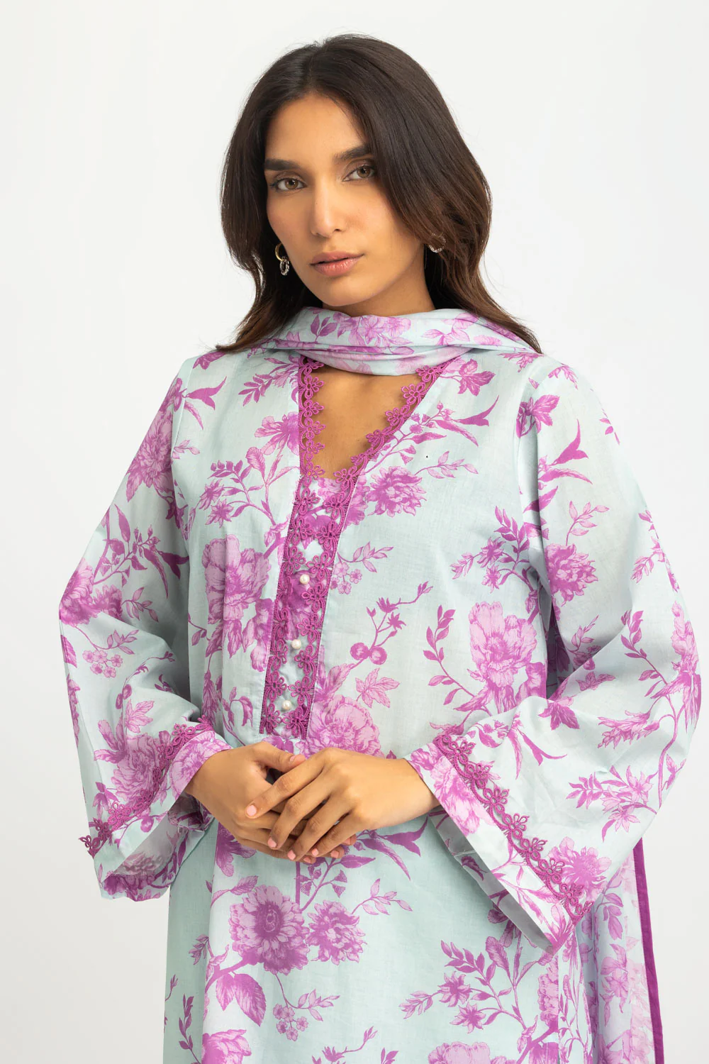 3PC Lawn Printed Suit - Image 2