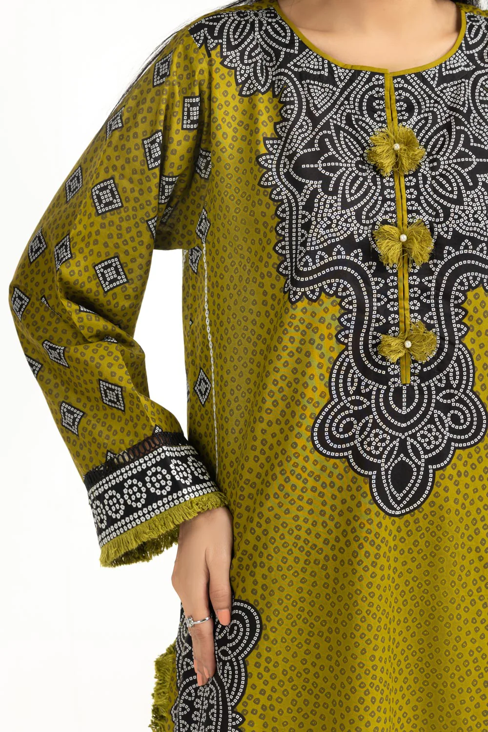 3PC Lawn Printed Suit - Image 5