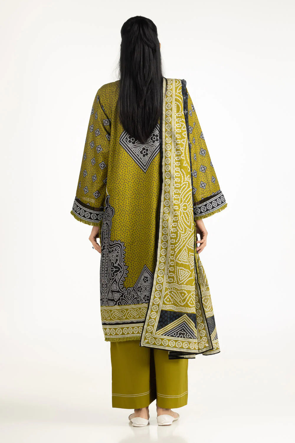 3PC Lawn Printed Suit - Image 6