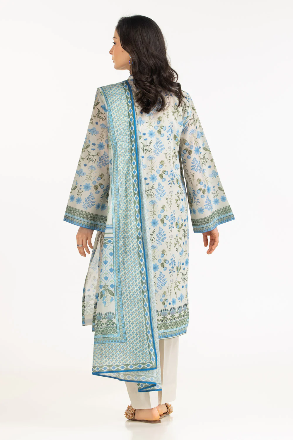 3PC Lawn Printed Suit - Image 6