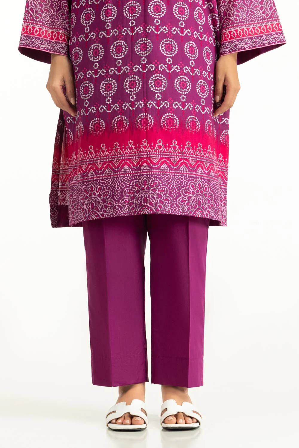 3PC Lawn Printed Suit - Image 7