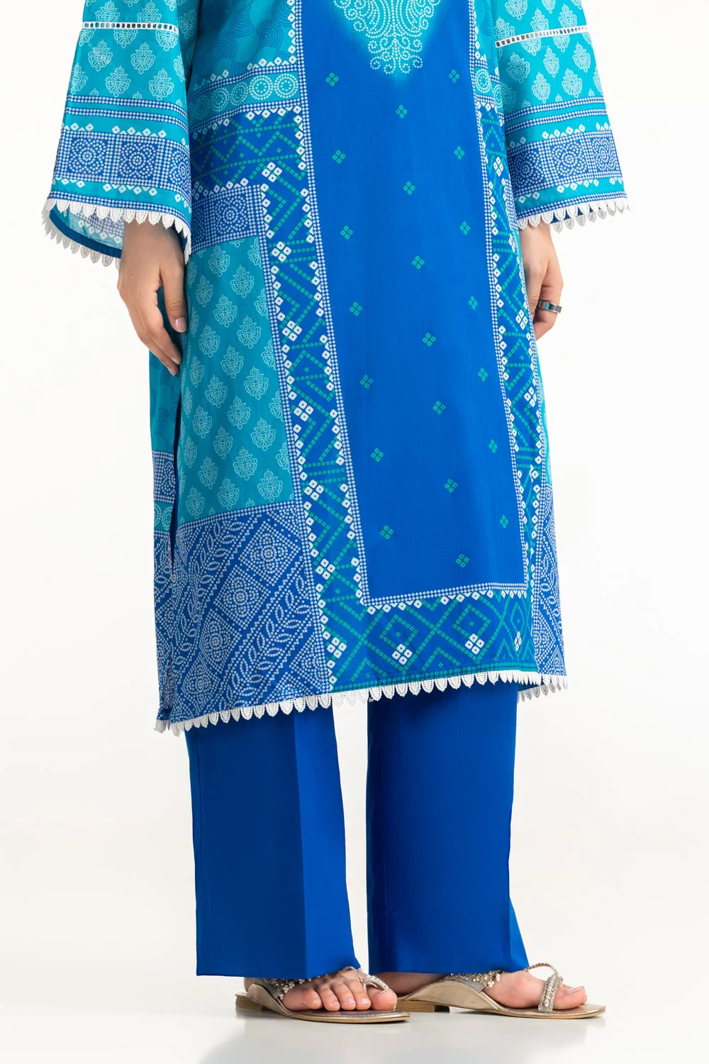 3PC Lawn Printed Suit - Image 6