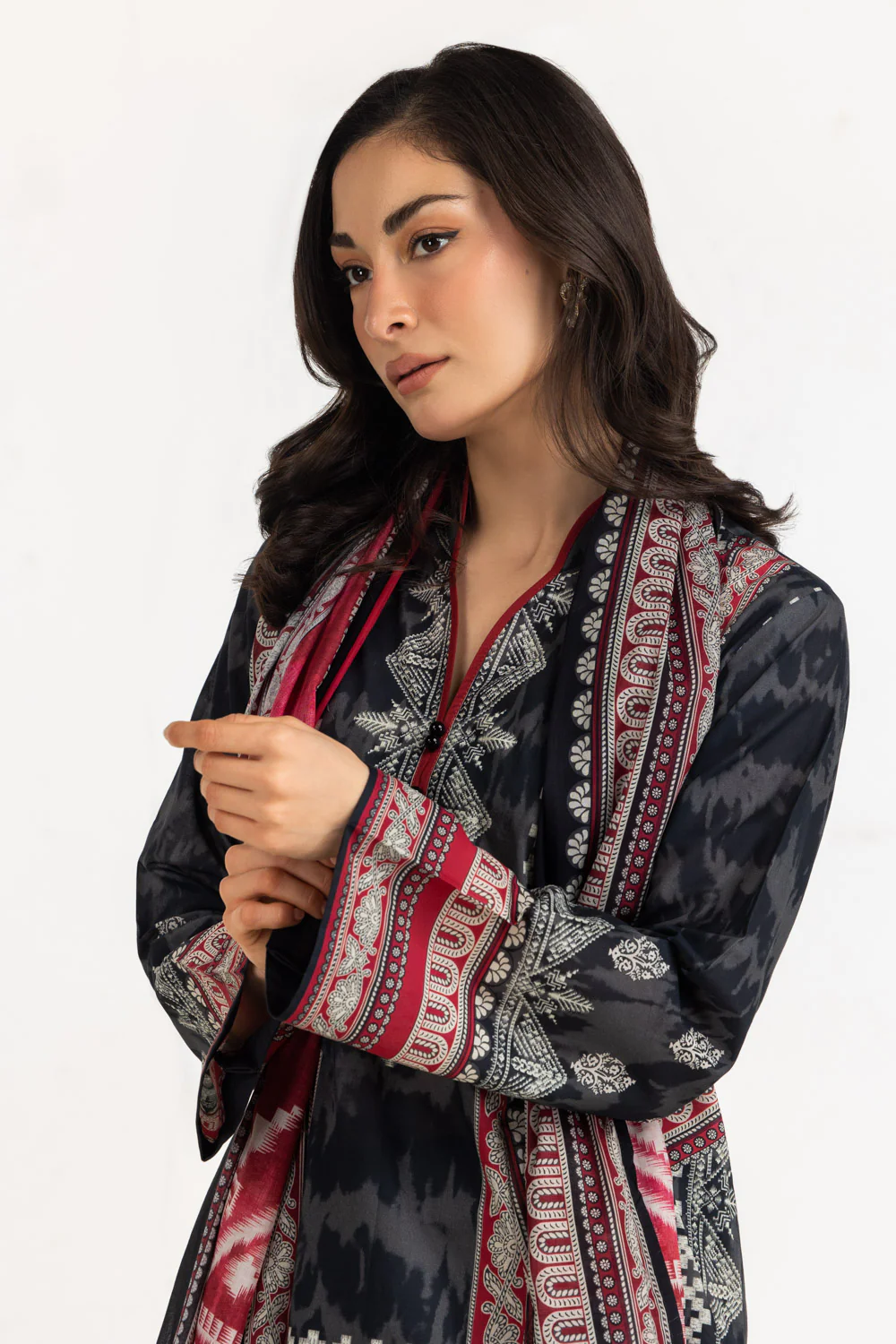3PC Lawn Printed Suit - Image 4