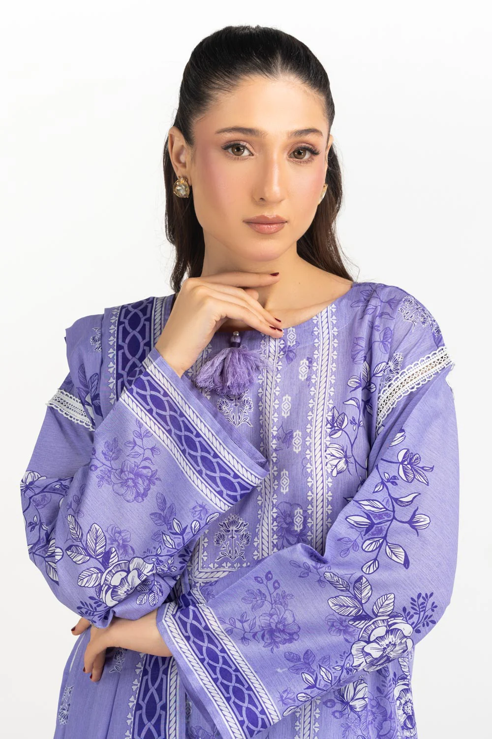 3PC Lawn Printed Suit - Image 5