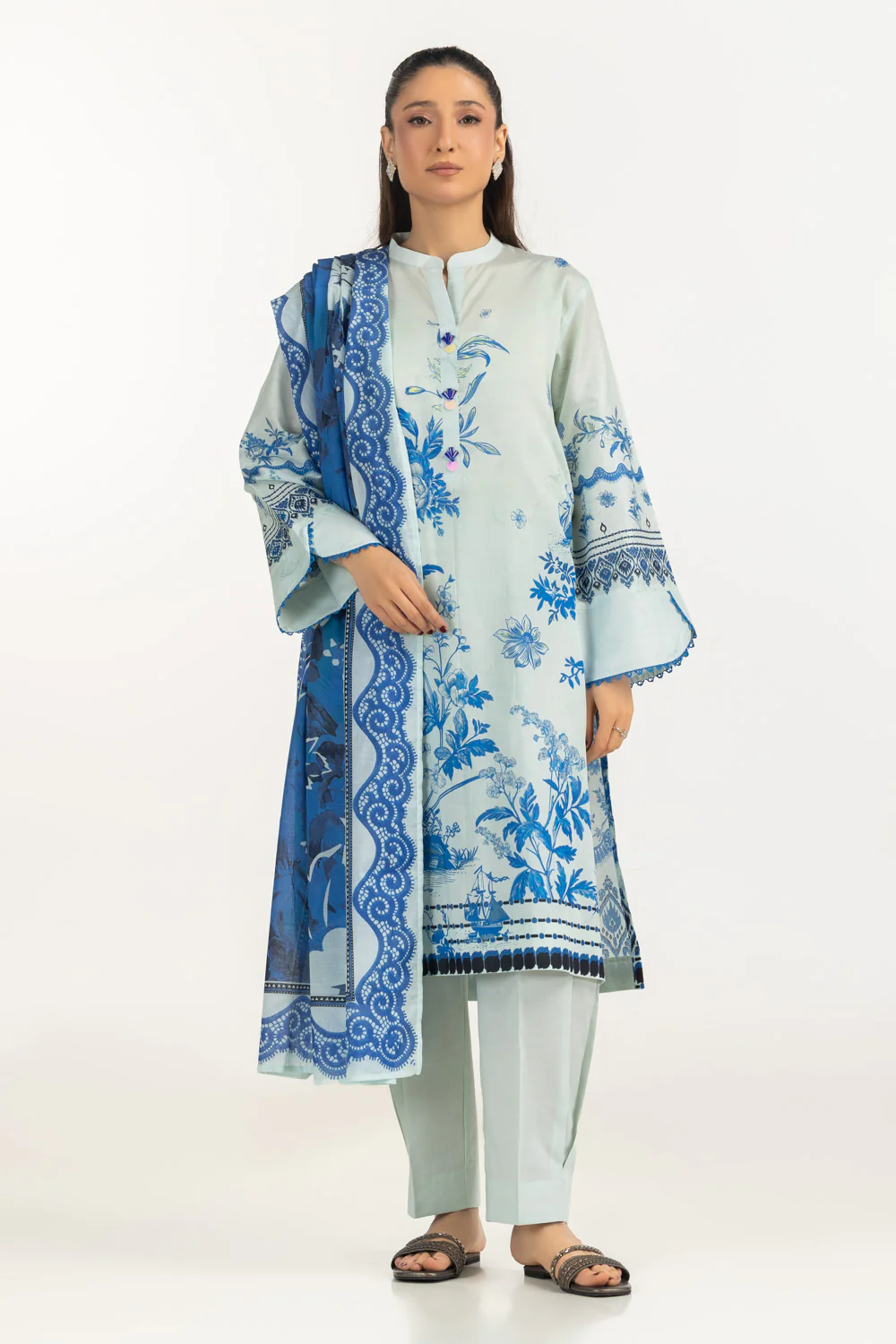 3PC Lawn Printed Suit