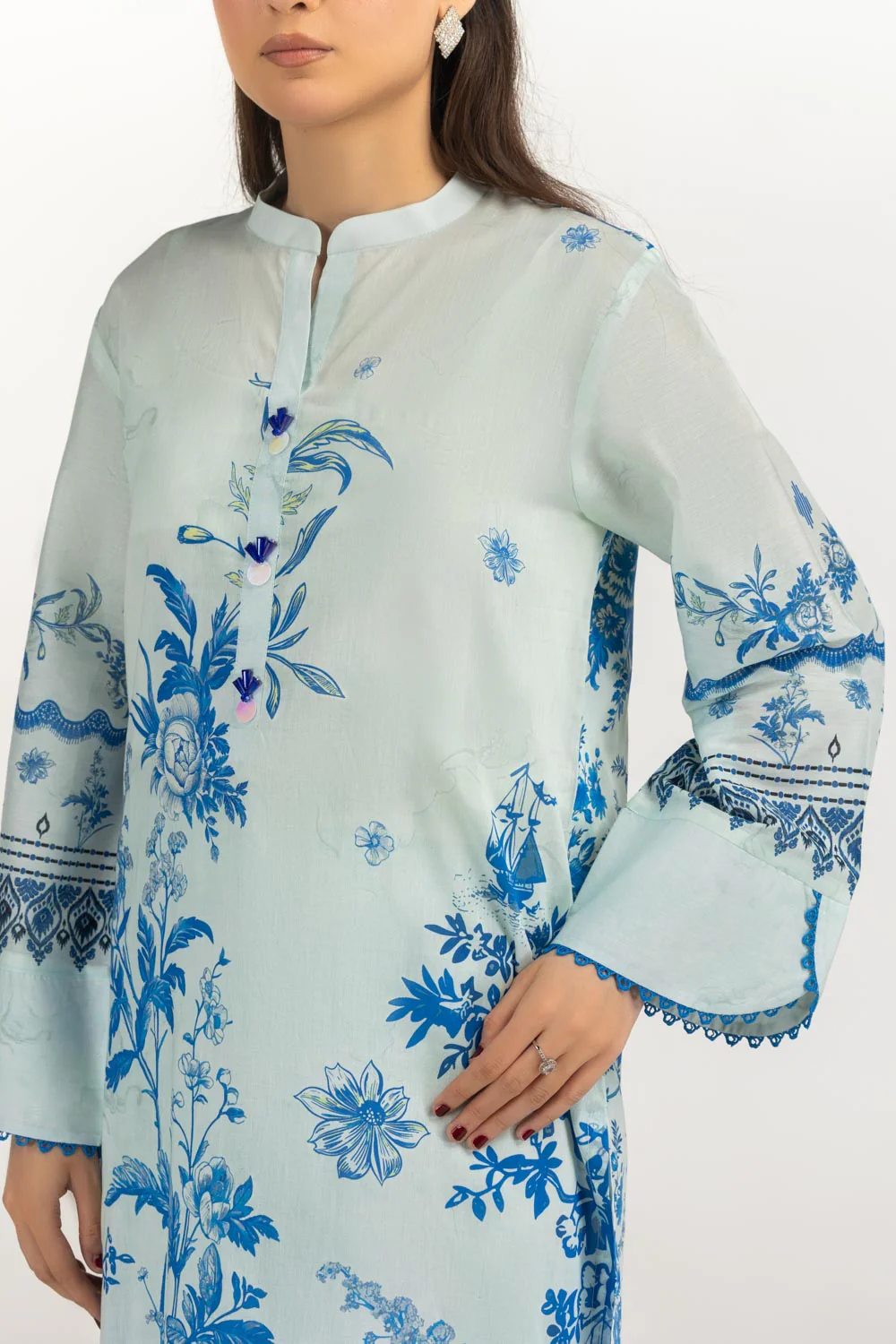 3PC Lawn Printed Suit - Image 2