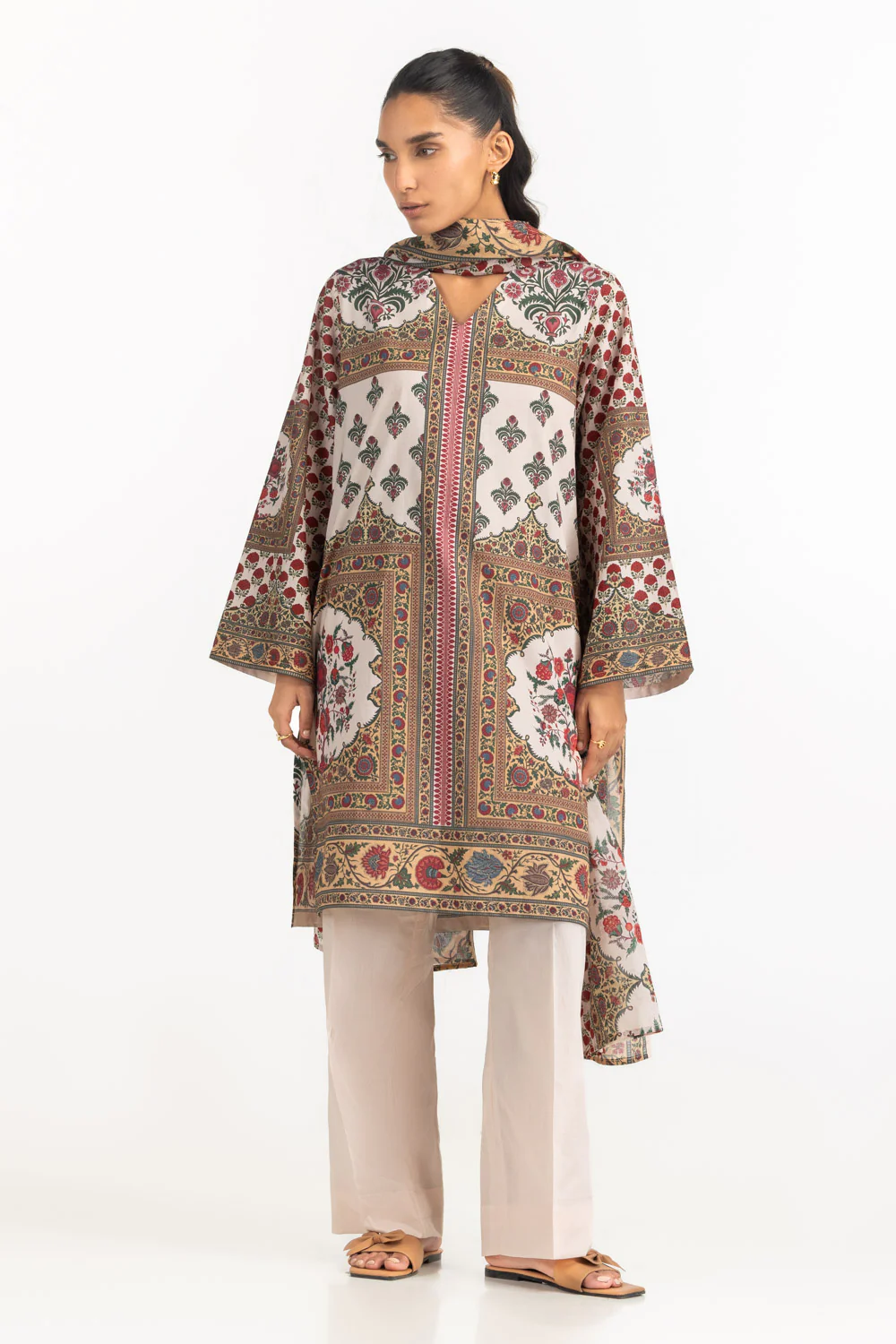 3PC Lawn Printed Suit - Image 3