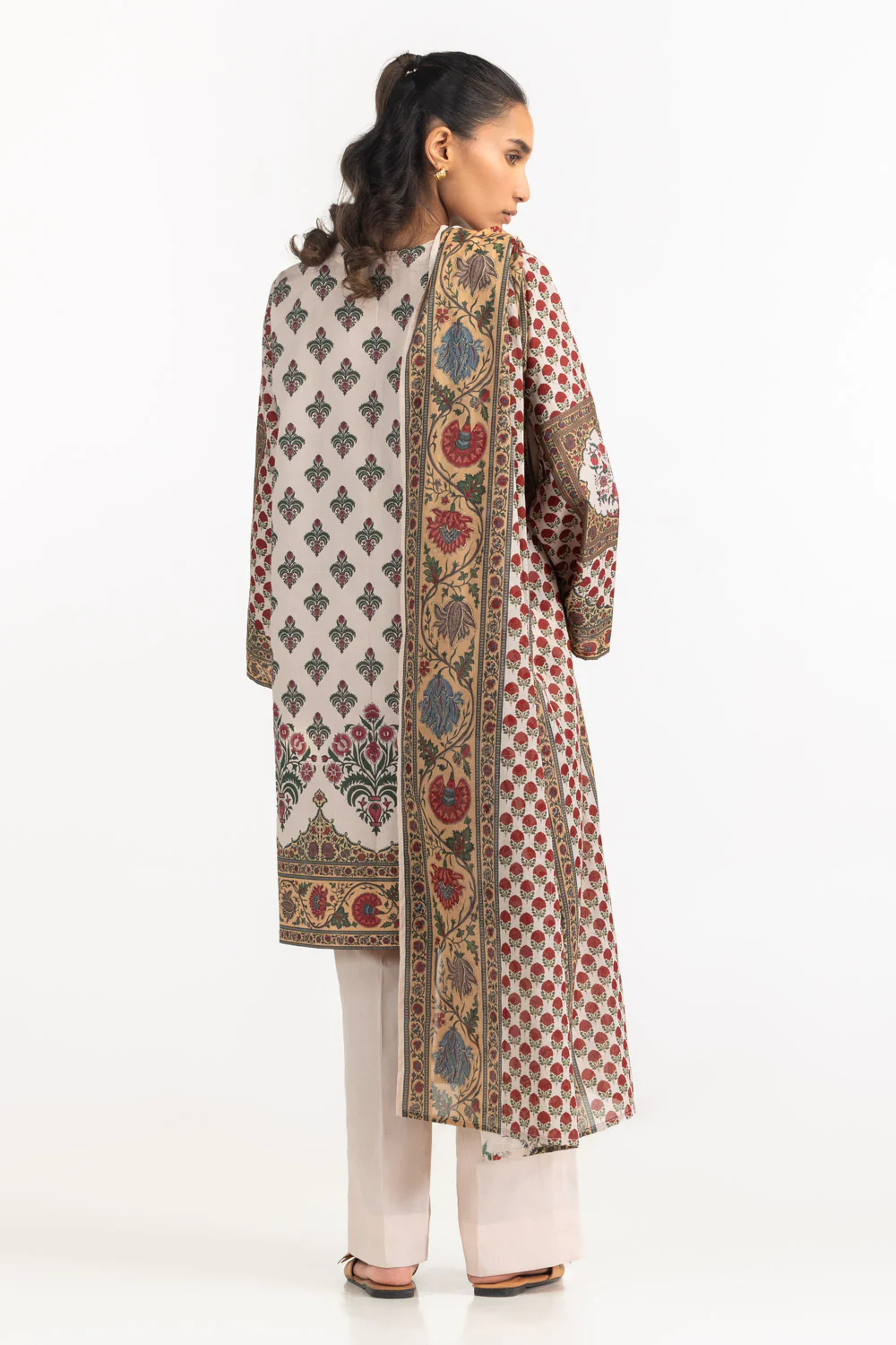 3PC Lawn Printed Suit - Image 7