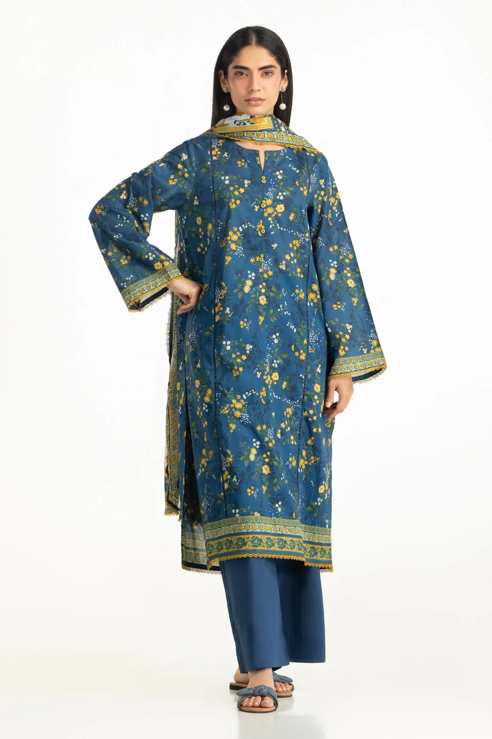 3PC Lawn Printed Suit