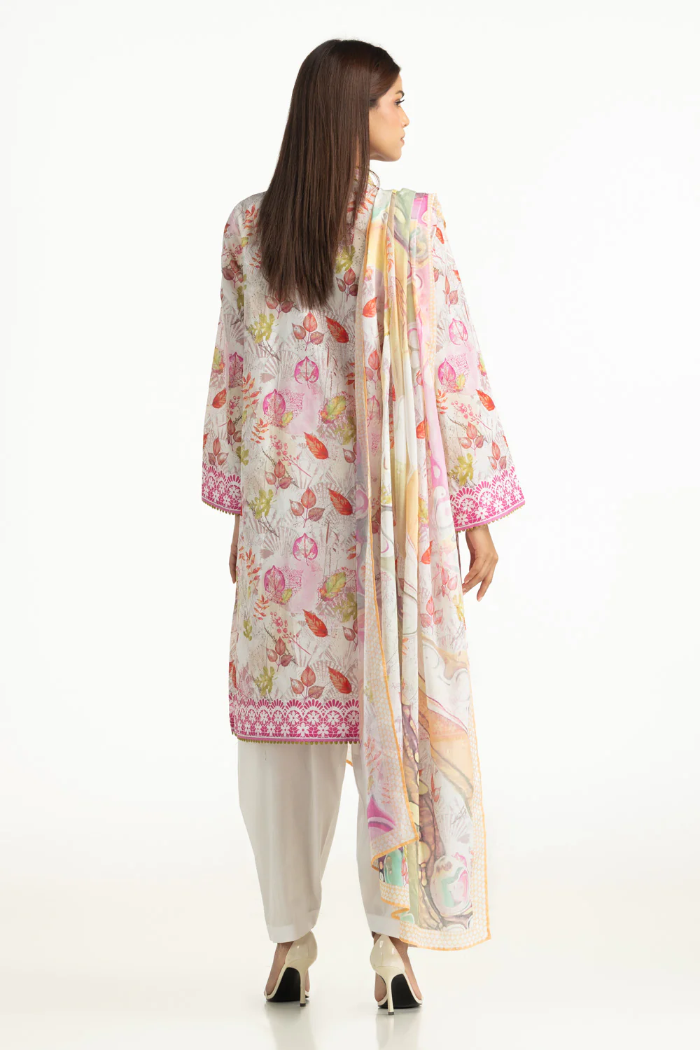 3PC Lawn Printed Suit - Image 6