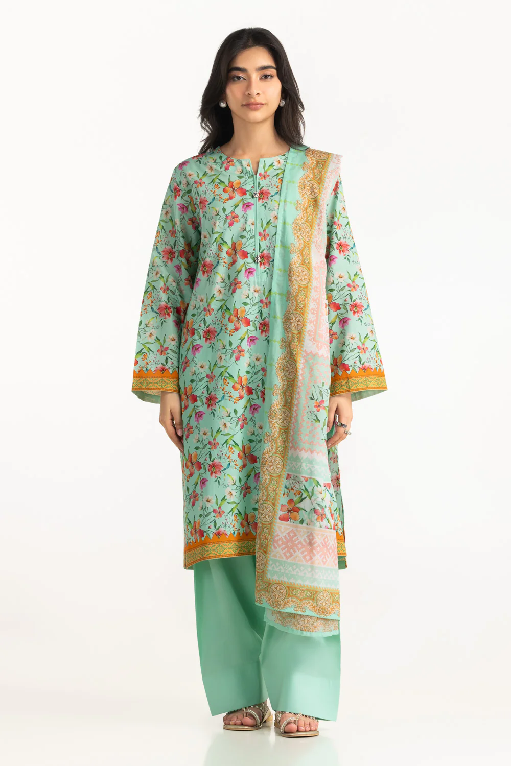 3PC Lawn Printed Suit