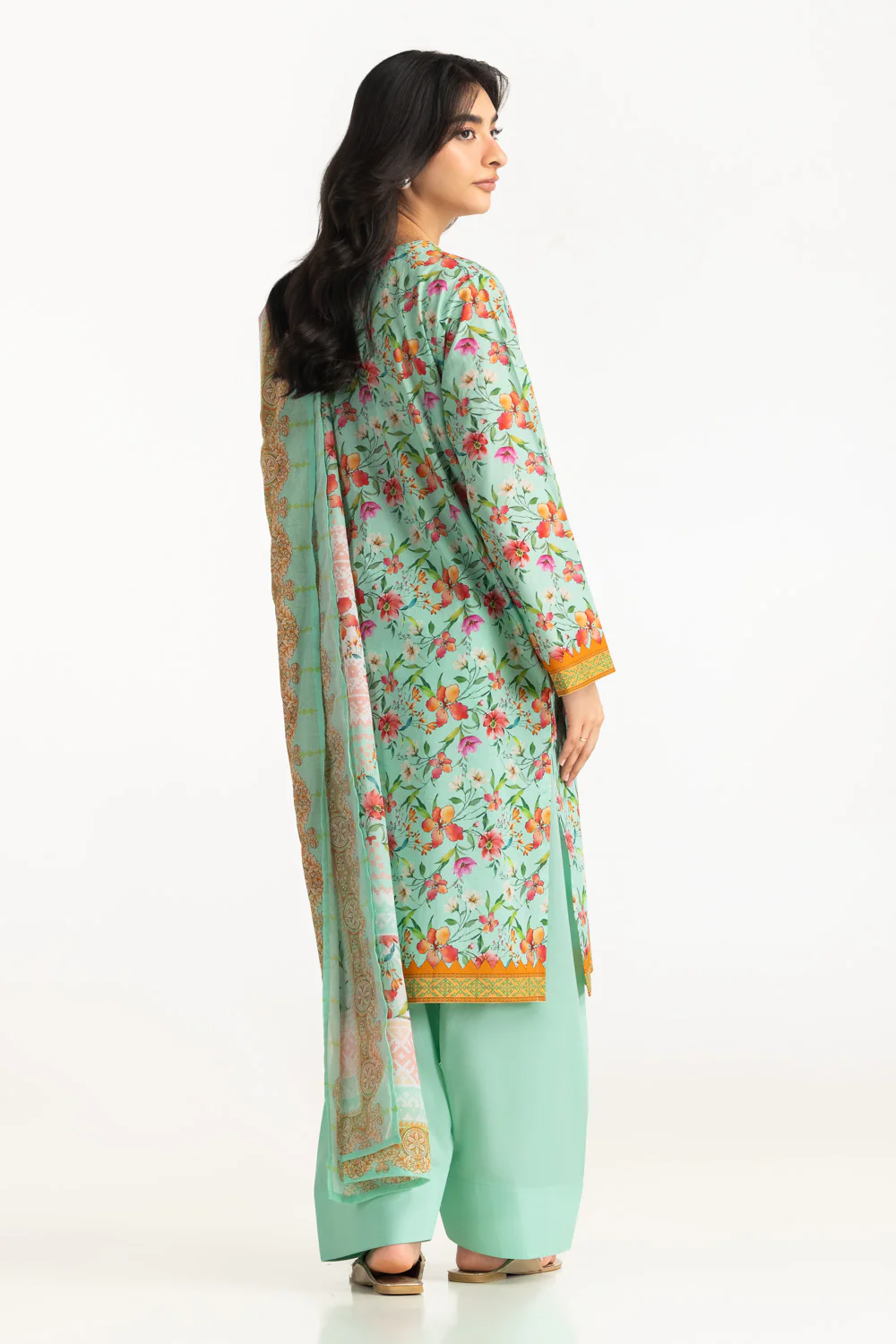 3PC Lawn Printed Suit - Image 6
