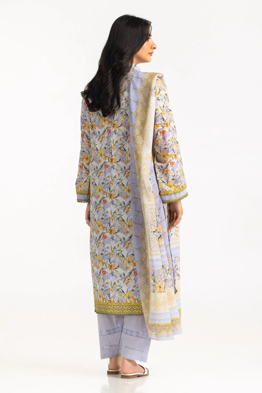 3PC Lawn Printed Suit - Image 6