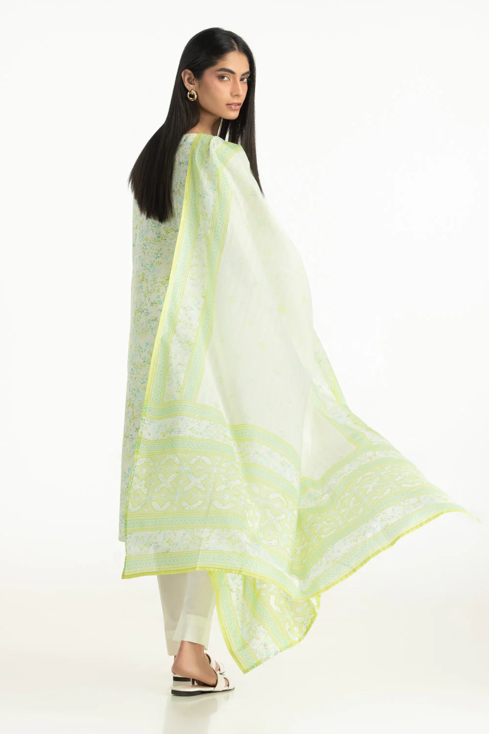 3PC Lawn Printed Suit - Image 6