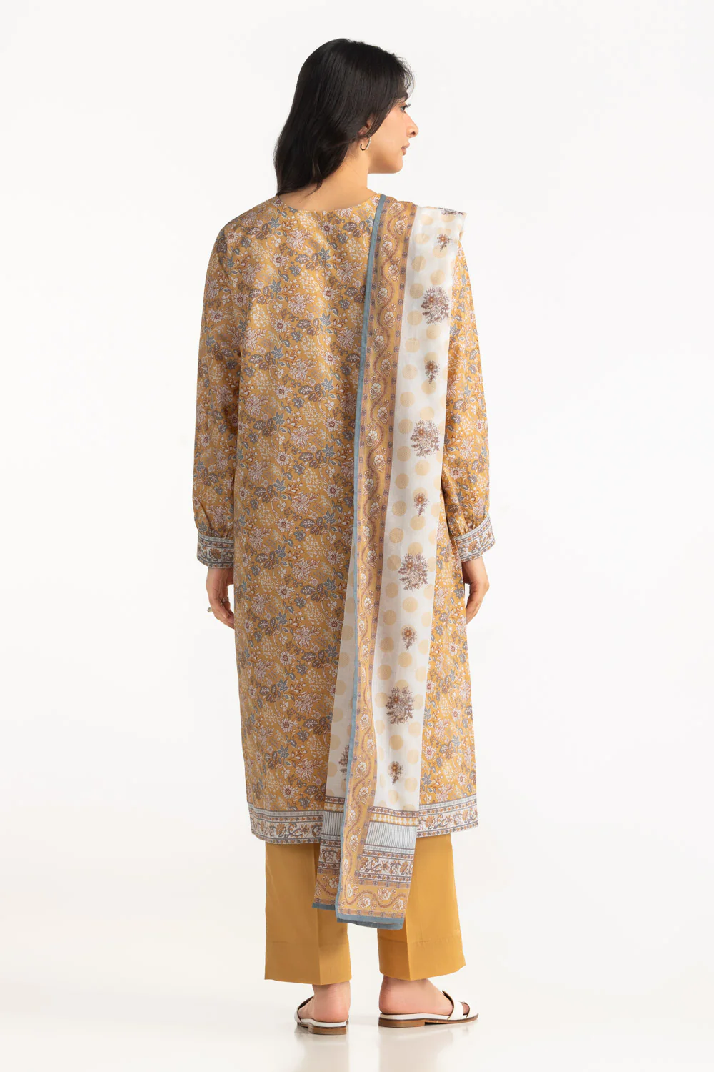 3PC Lawn Printed Suit - Image 6