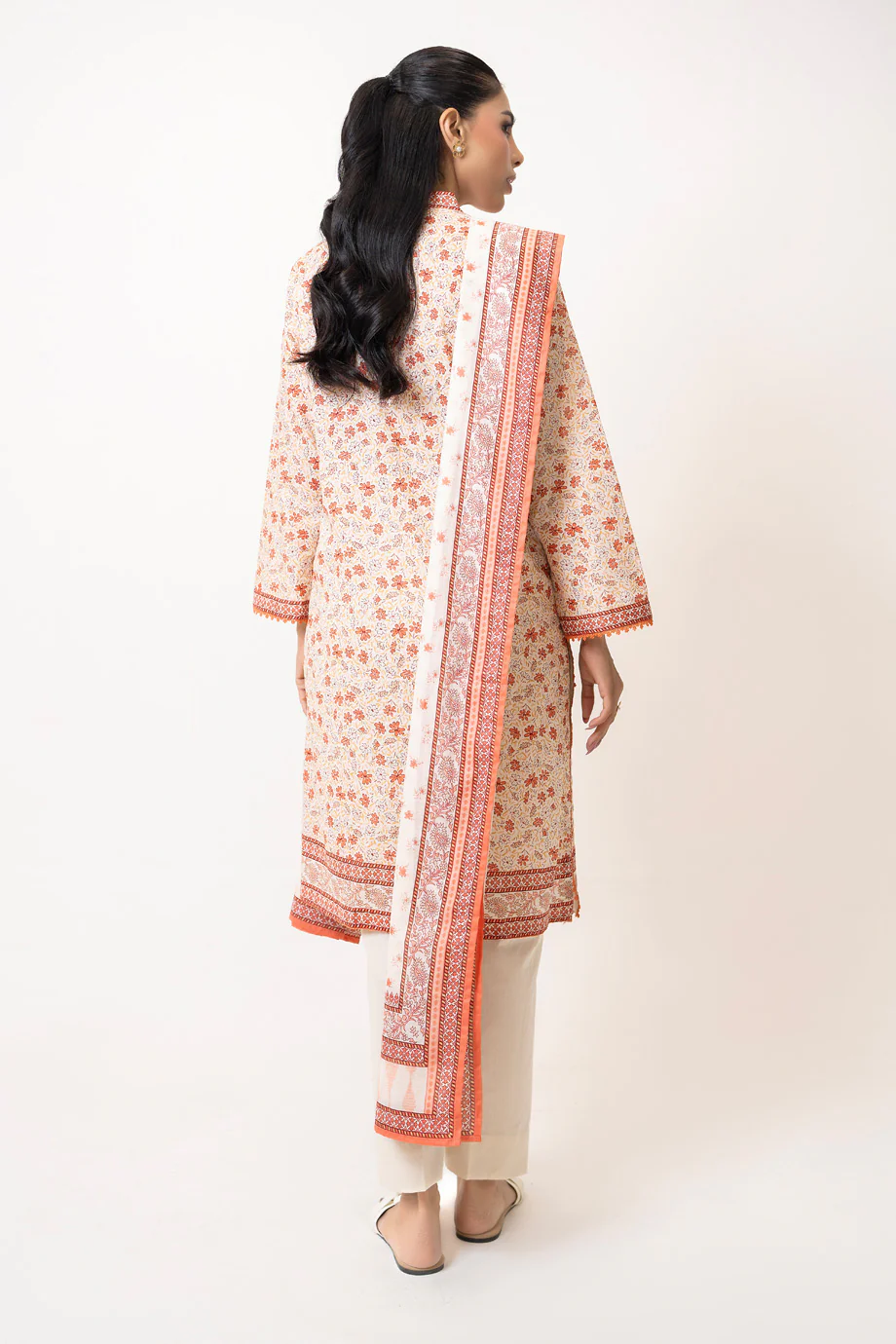 3PC Lawn Printed Suit - Image 6