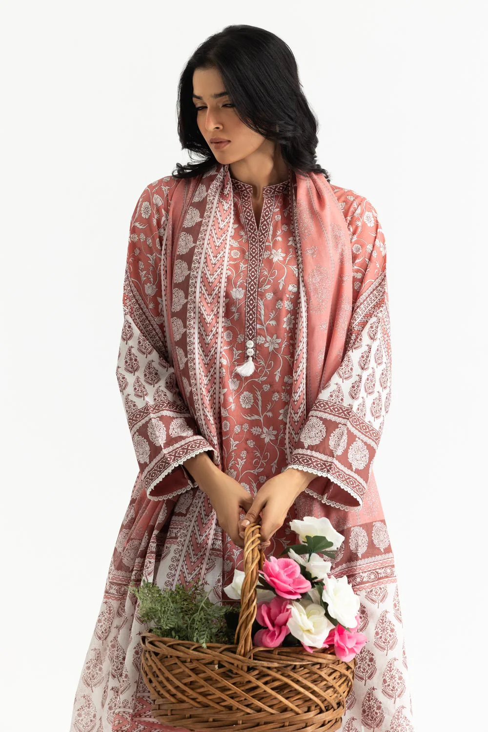 3PC Lawn Printed Suit - Image 3