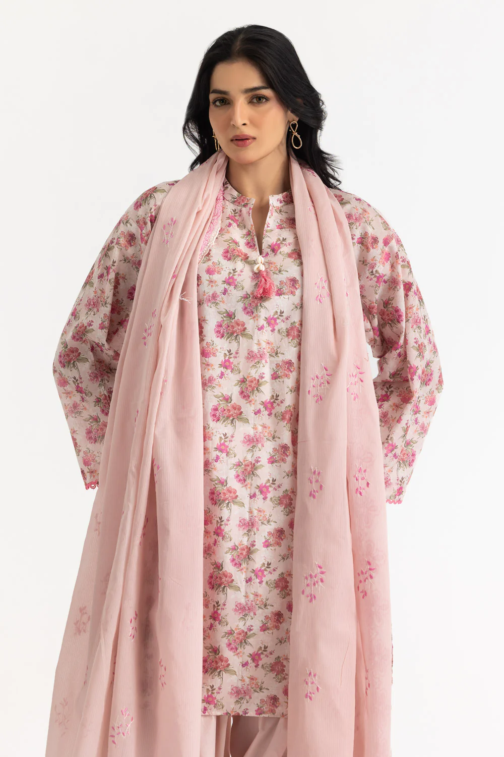 3PC Lawn Printed Suit - Image 4