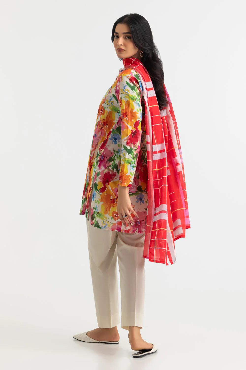 3PC Lawn Printed Suit - Image 6