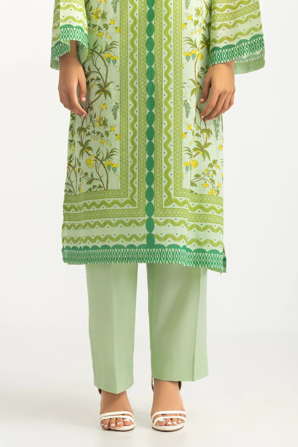 3PC Lawn Printed Suit - Image 7