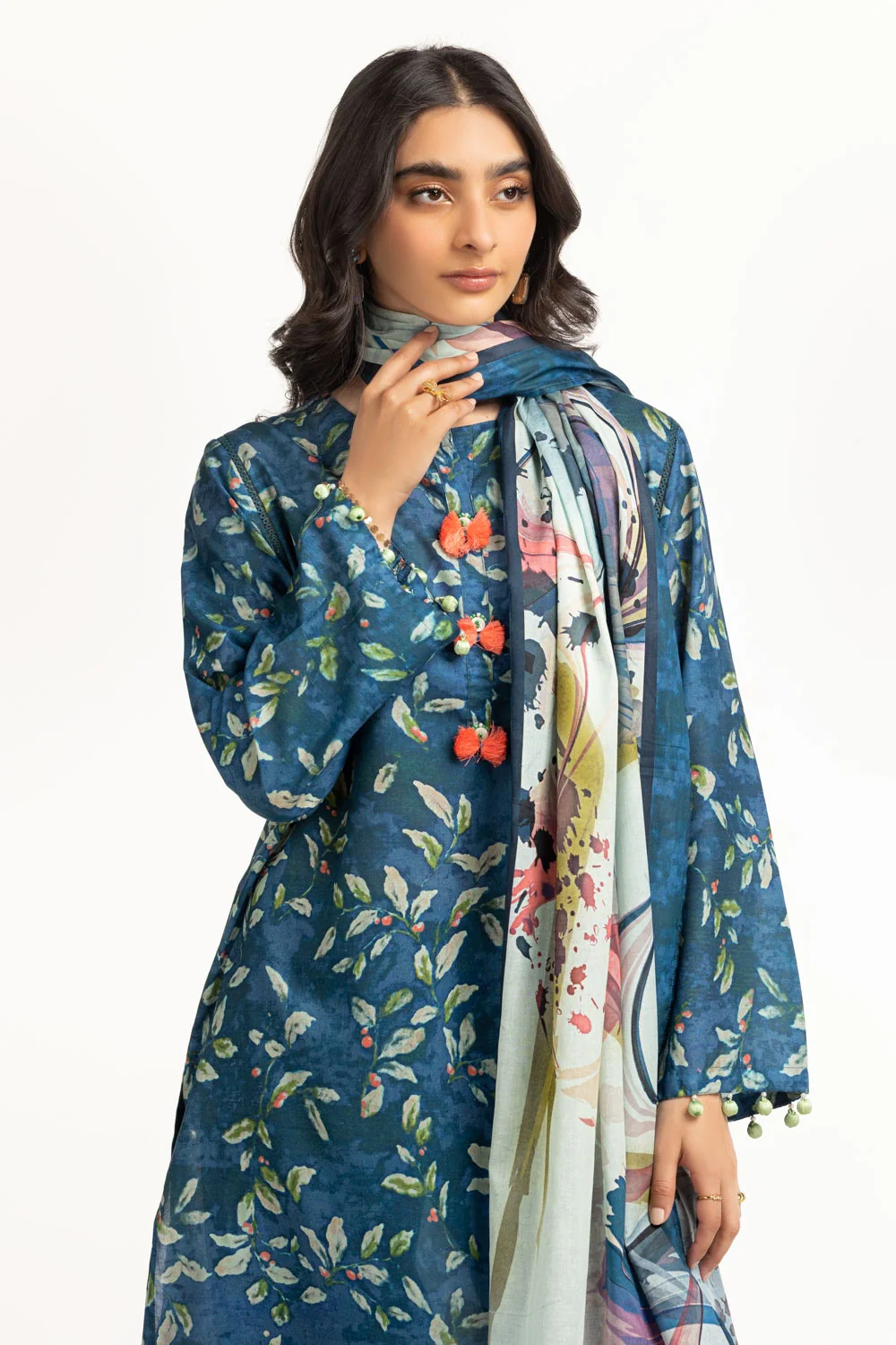 3PC Lawn Printed Suit - Image 3