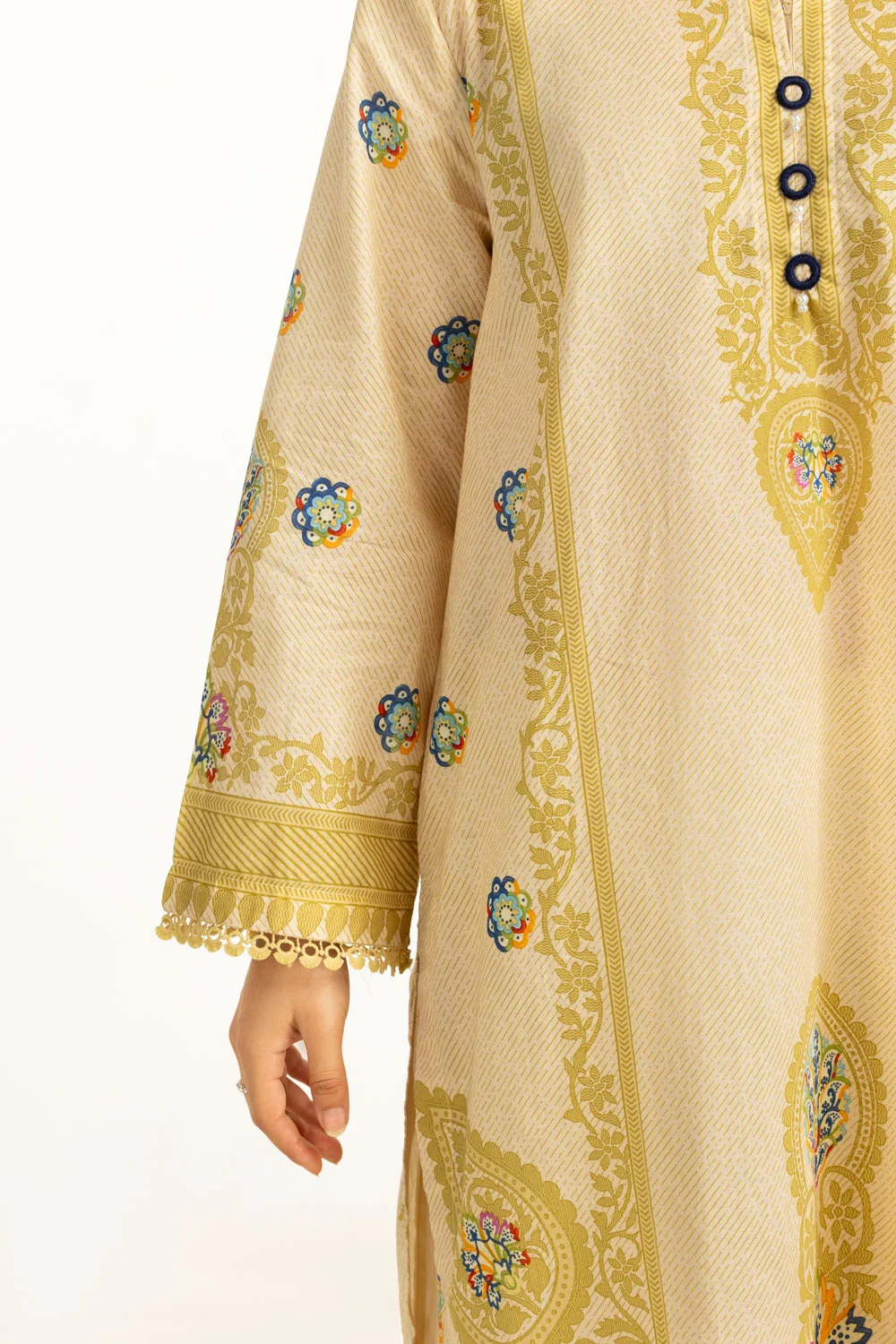 3Pc Lawn Printed Suit - Image 4